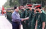 Thủ tướng Phạm Minh Chính thăm, chúc Tết Quân khu 9