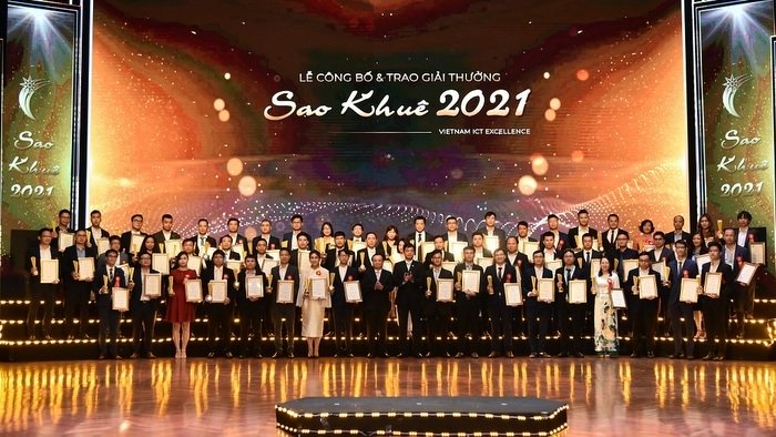 The awards ceremony for the 2021 Sao Khue Awards.