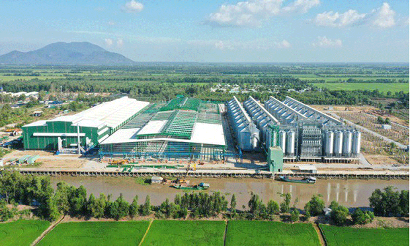 Nhà máy gạo Hạnh Phúc, quy mô tầm khu vực châu Á,  tại huyện Tri Tôn (An Giang)