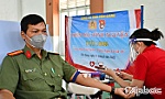 Công an Tiền Giang tổ chức hiến máu tình nguyện