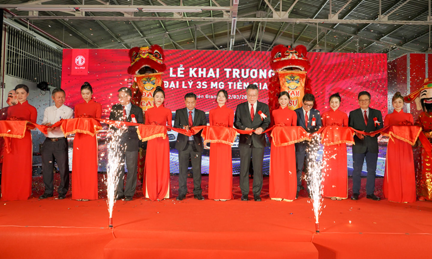Ngày 12 tháng 03 năm 2022, tại Showroom MG Tiền Giang đã long trọng tổ chức “Lễ Khai Trương Đại Lý 3S MG Tiền Giang”.