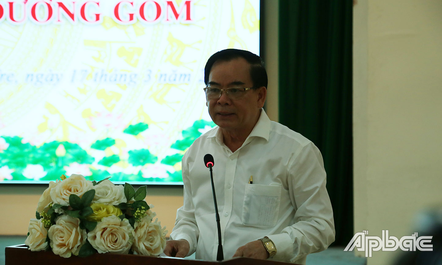 Chủ tịch UBND tỉnh Bến Tre Trần Ngọc Tam.