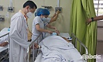 Một Thiếu tá CSGT Công an Tiền Giang bị thương nặng khi làm nhiệm vụ