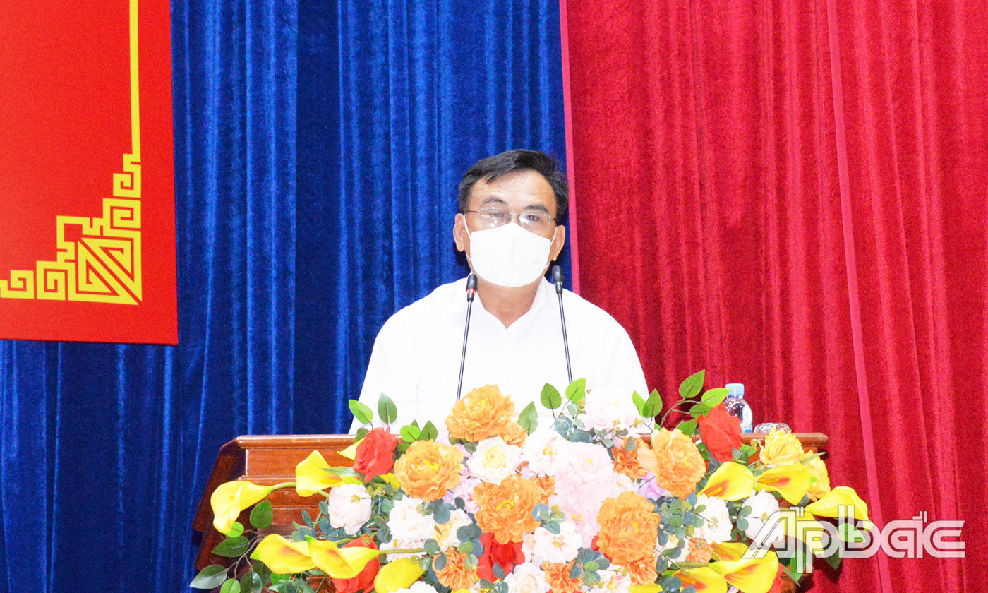 Võ Văn Bình, Phó Bí thư Thường trực Tỉnh ủy gợi ý những vấn đề đại biểu cần tập trung thảo luận