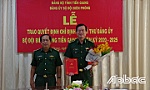 Trao Quyết định chỉ định Phó Bí thư Đảng ủy Bộ đội Biên phòng Tiền Giang nhiệm kỳ 2020 - 2025