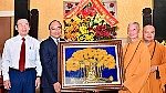 Chủ tịch nước Nguyễn Xuân Phúc thăm chức sắc Giáo hội Phật giáo Việt Nam tại TPHCM