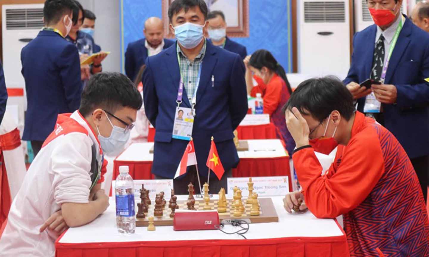 Nguyễn Ngọc Trường Sơn mang về HCV cho cờ vua Việt Nam ở nội dung cờ đơn nam.