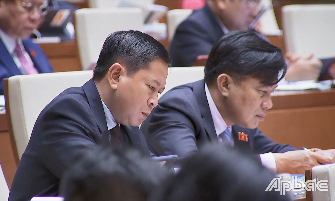 ĐBQH tỉnh Tiền Giang tham dự kỳ họp thứ 3