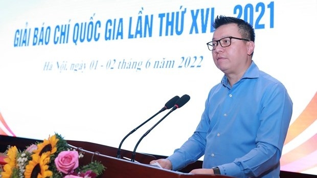 Le Quoc Minh, Editor-in-Chief of Nhan Dan newspaper, Chairman of the Vietnam Journalist Association (VJA) and Chairman of the National Press Awards Council. (Photo: VNA).