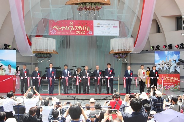 The Vietnam Festival 2022, the 14th of its kind, opens at Yoyogi Park in Tokyo on June 4. (Photo: VNA).
