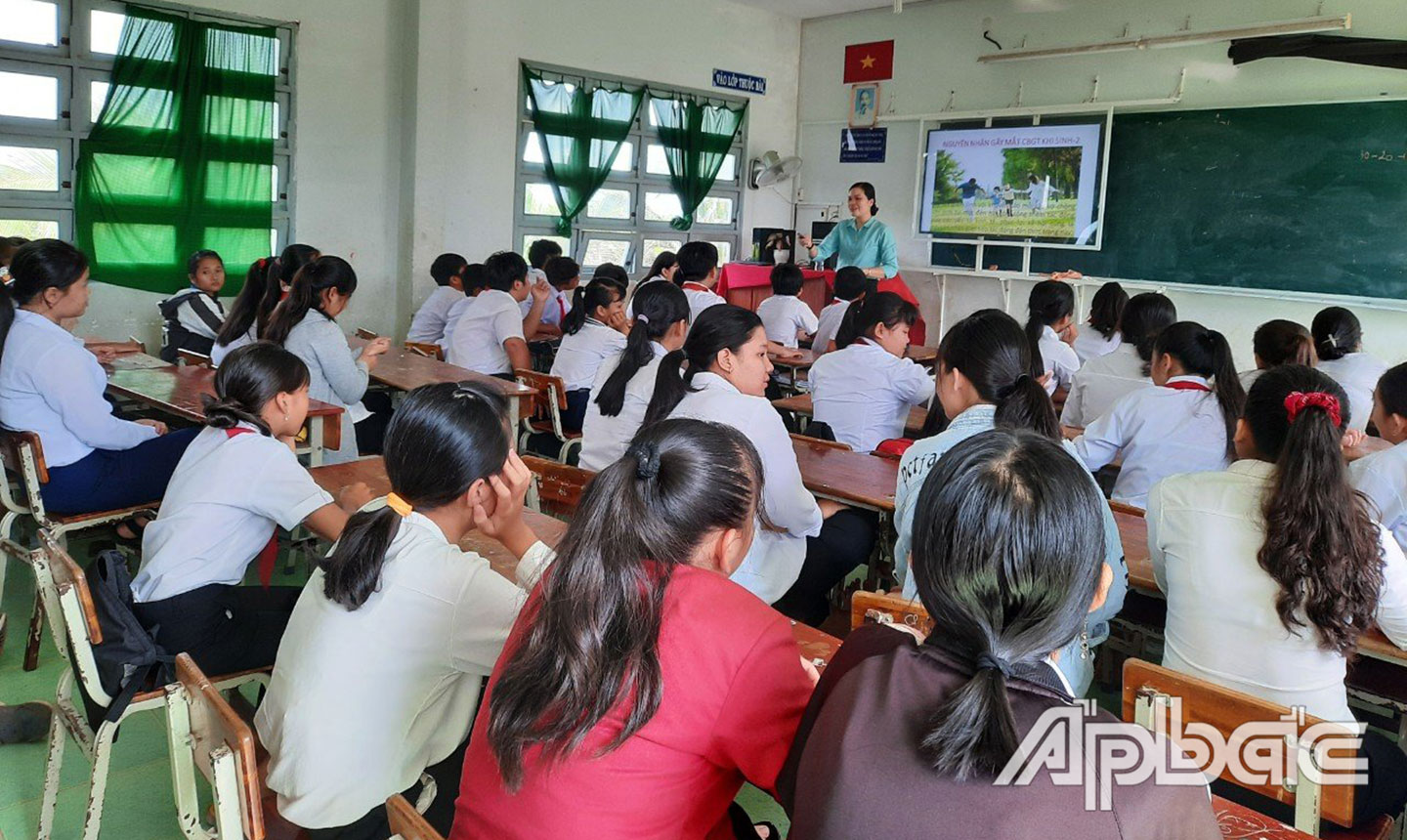 Truyền thông về chăm sóc sức khỏe sinh sản vị thành niên của Chi cục Dân số - Kế hoạch hóa gia đình tỉnh Tiền Giang.