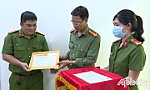 Công an Tiền Giang: Khen thưởng Thiếu tá Nguyễn Trường Giang về truy bắt đối tượng truy nã