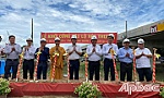 Đồng chí Trương Hòa Bình dự Lễ khởi công cầu Lộ Hòa Thượng tại huyện Cai Lậy