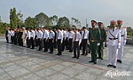Lãnh đạo tỉnh Tiền Giang viếng Nghĩa trang Liệt sĩ tỉnh nhân kỷ niệm 77 năm Quốc khánh 2-9