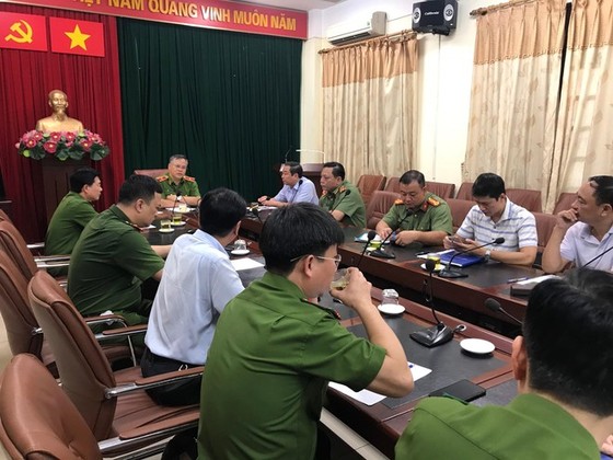 Thứ trưởng Bộ Công an Nguyễn Văn Long làm việc với lãnh đạo TP Hà Nội, Công an TP Hà Nội.