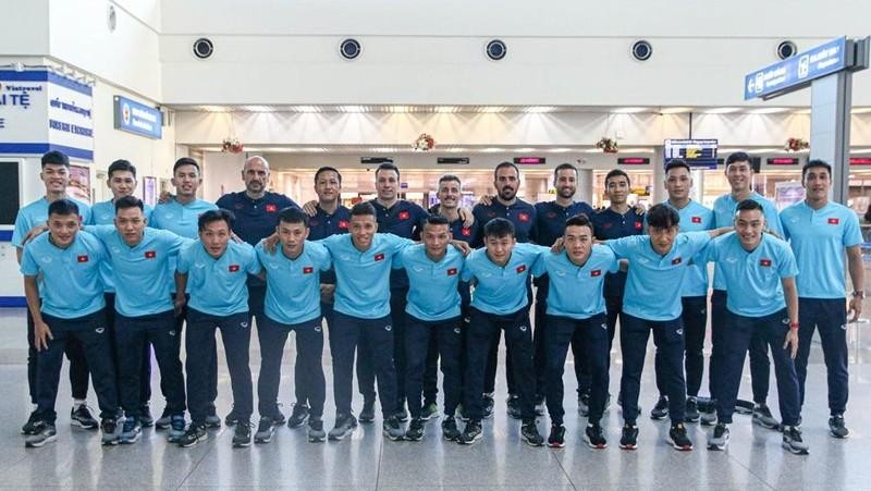 Futsal players arrive in Kuwait for Asian cup 2022