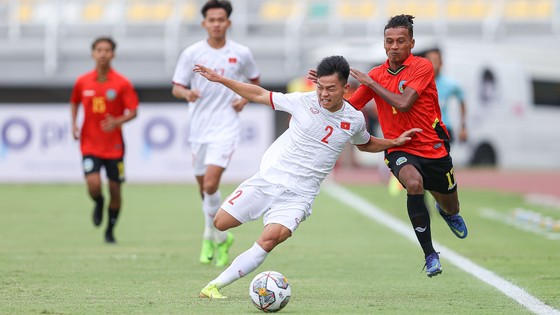 U20 Việt Nam không gặp nhiều khó khăn trước U20 Timor Leste. ẢNH: AFC