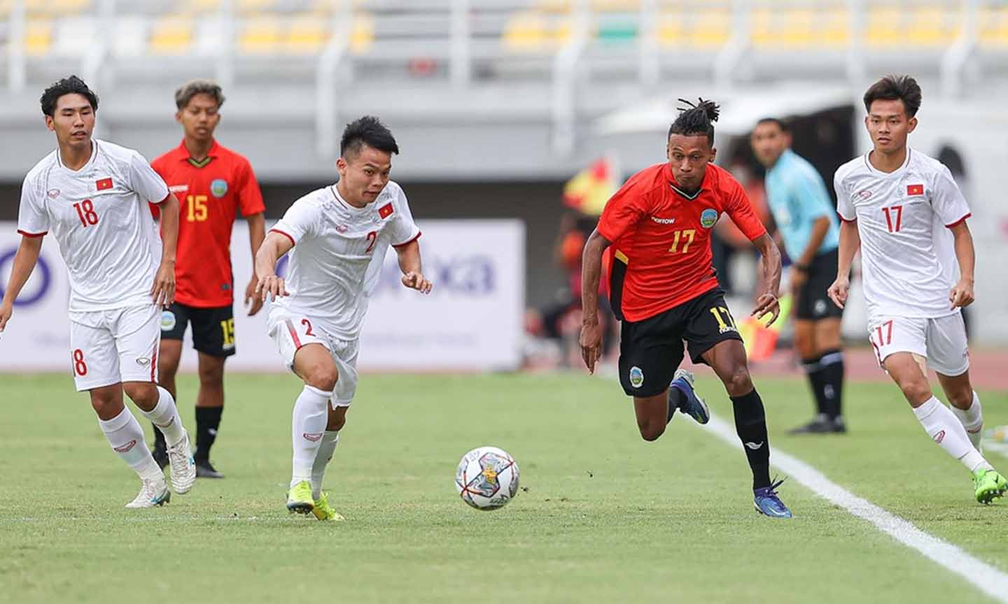 Các cầu thủ U20 Việt Nam đang cho thay sự tự tin sau 2 chiến thắng đậm tại Vòng loại Giải Vô địch Bóng đá U20 châu Á. Ảnh: Vietnamnet.vn