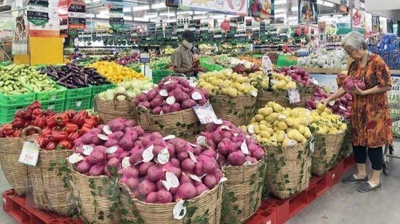 US fruits introduced at MM Mega Market (Photo: VNA).
