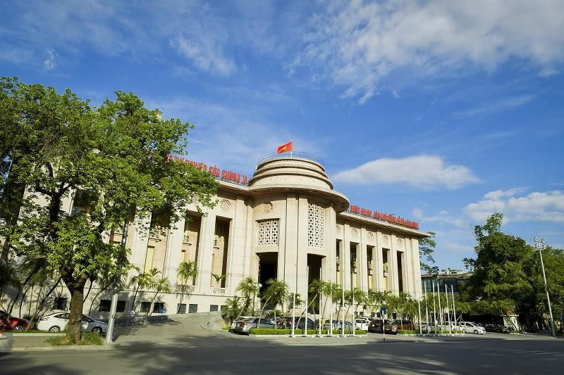 The headquarters of the State Bank of Vietnam.