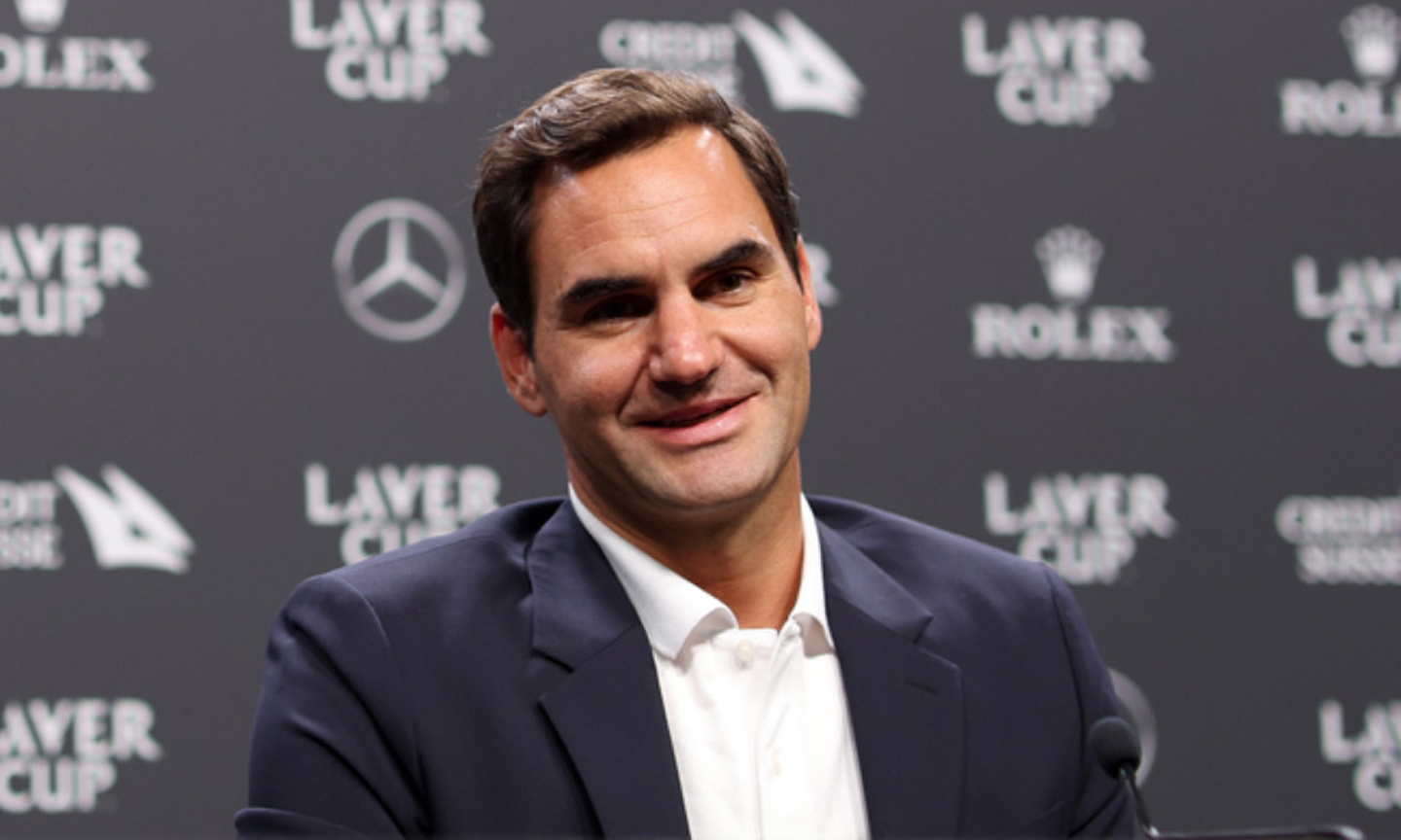 Federer chia sẻ rất tự hào khi được kết thúc sự nghiệp tại Laver Cup. Ảnh: LaverCup