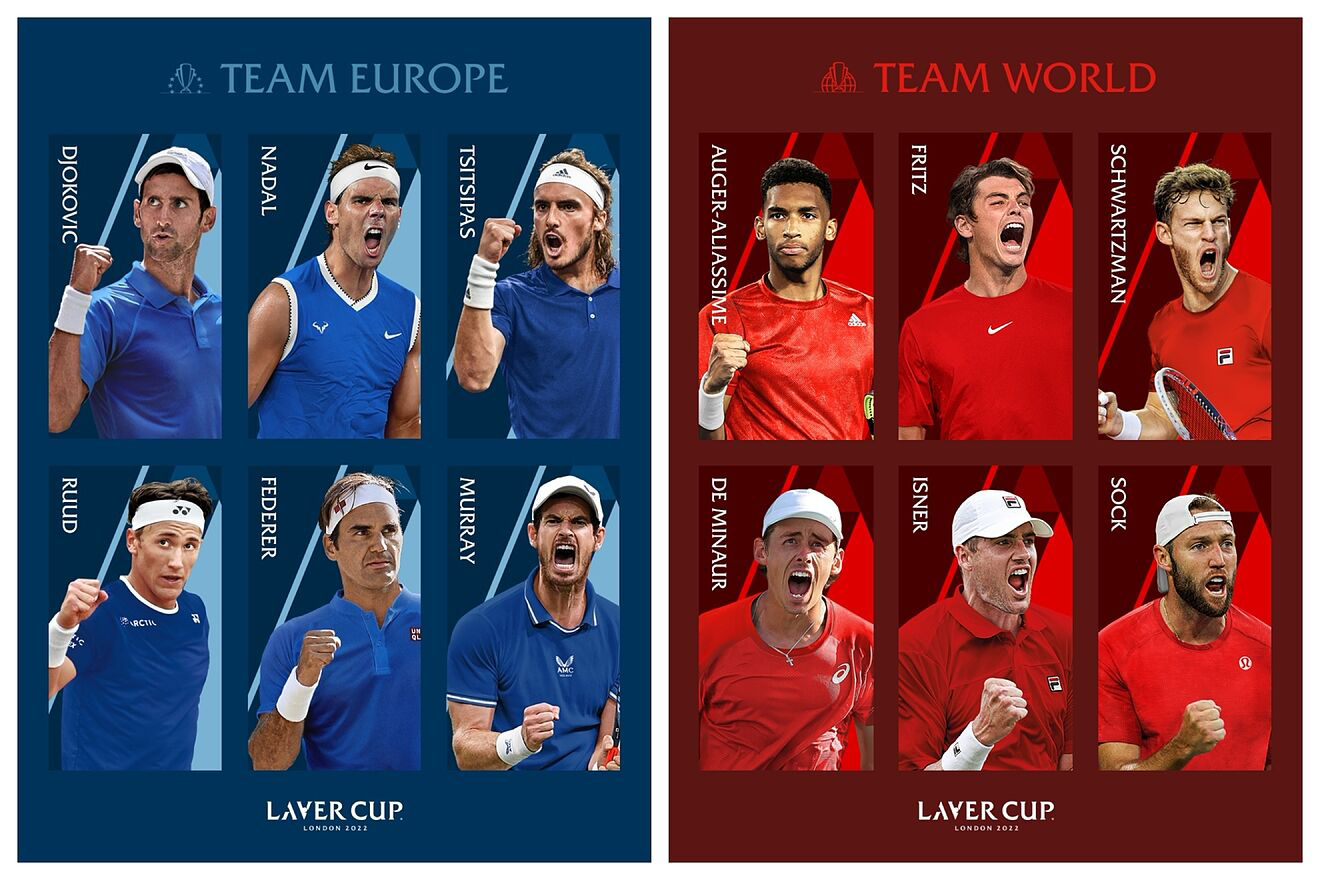 Giải đấu quy tụ nhiều ngôi sao quần vợt hàng đầu thế giới. Ảnh: LaverCup