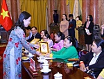 Phó Chủ tịch nước Võ Thị Ánh Xuân gặp mặt Đoàn đại biểu phụ nữ khuyết tật tiêu biểu