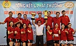 Agribank Tiền Giang vô địch Giải bóng chuyền hơi ngành Ngân hàng Tiền Giang lần thứ VIII