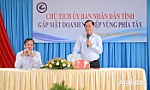 Chủ tịch UBND tỉnh Tiền Giang Nguyễn Văn Vĩnh gặp mặt doanh nghiệp vùng phía Tây