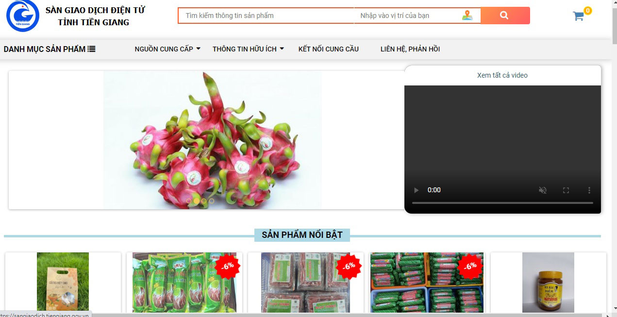 Tiền Giang hiện có 1.255 sản phẩm nông nghiệp được đưa lên sàn thương mại điện tử.