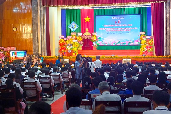 Quang cảnh buổi lễ khai giảng năm học 2022-2023 Trường Đại học Cần Thơ.