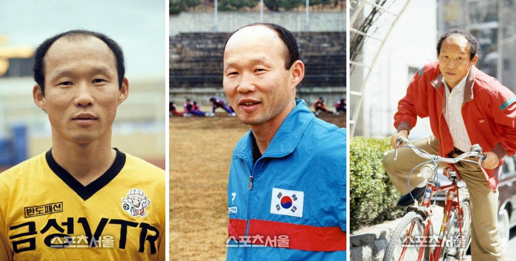 Huấn luyện viên Park Hang-seo khi còn là cầu thủ bóng đá.