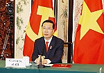 Đồng chí Võ Văn Thưởng hội đàm trực tuyến với Bí thư Ban Bí thư Trung ương Đảng Cộng sản Trung Quốc