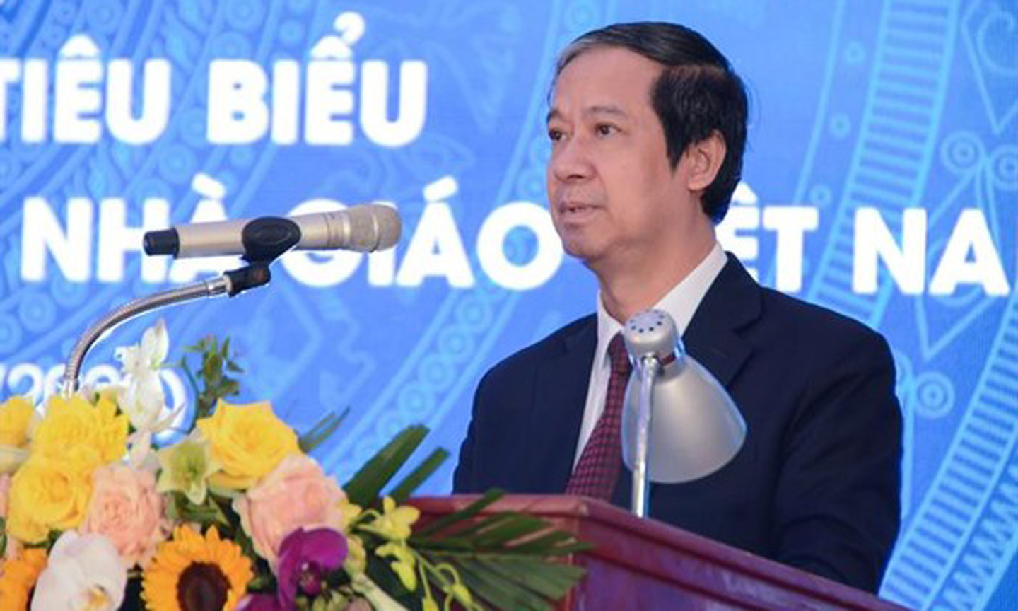 Bộ trưởng Nguyễn Kim Sơn phát biểu tại buổi gặp mặt. Ảnh: TĐ