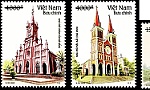 Newly-released stamp set features churches in Vietnam