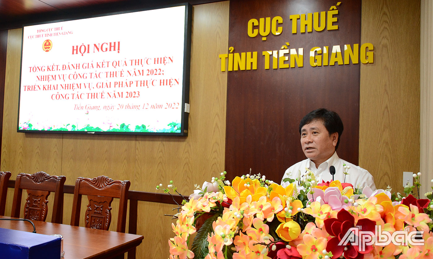 Đồng chí Trần Văn Dũng phát biểu chỉ đạo hội nghị.