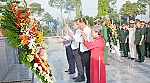 Lãnh đạo tỉnh Tiền Giang viếng Nghĩa trang Liệt sĩ tỉnh