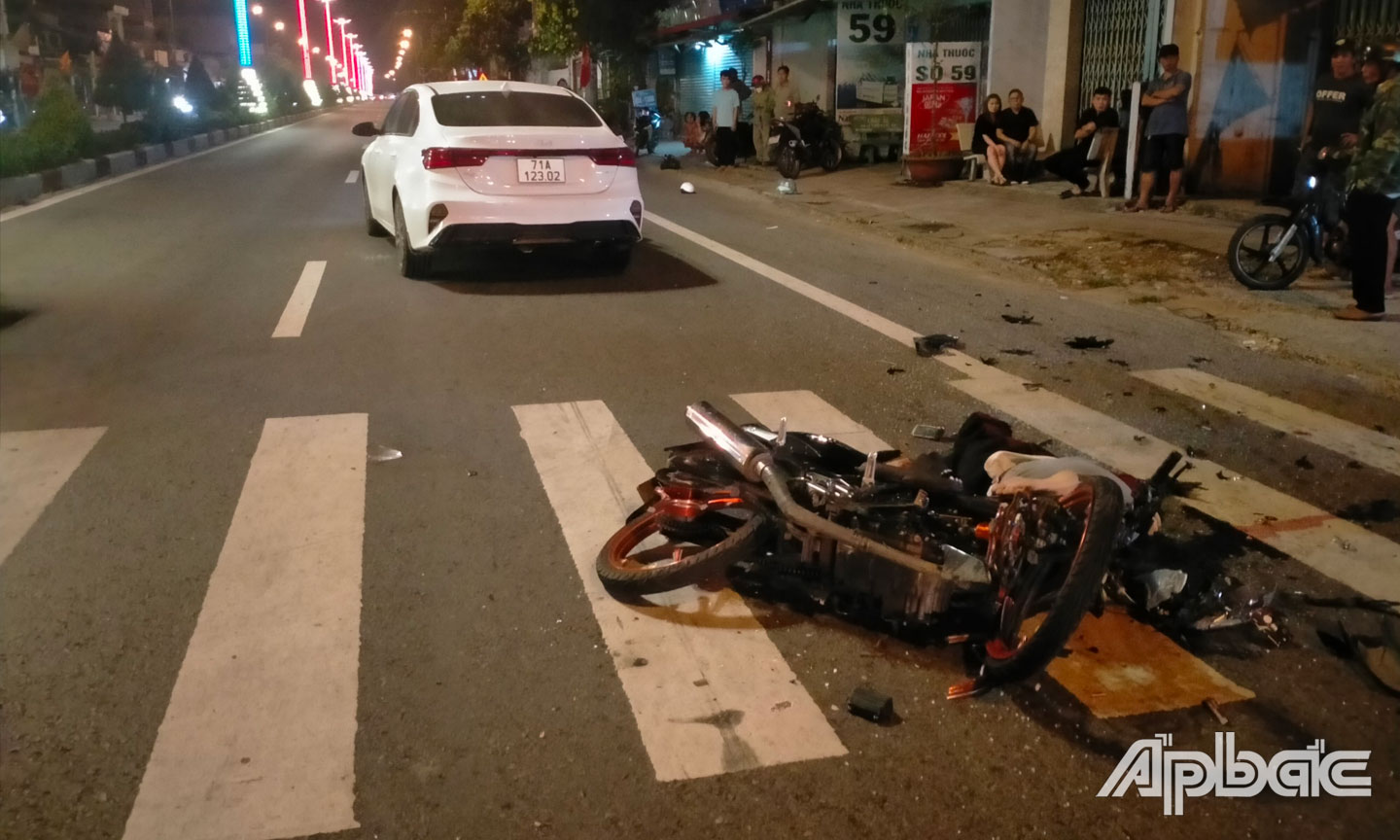 Tai nạn giao thông xảy ra trên địa bàn tỉnh Tiền Giang.