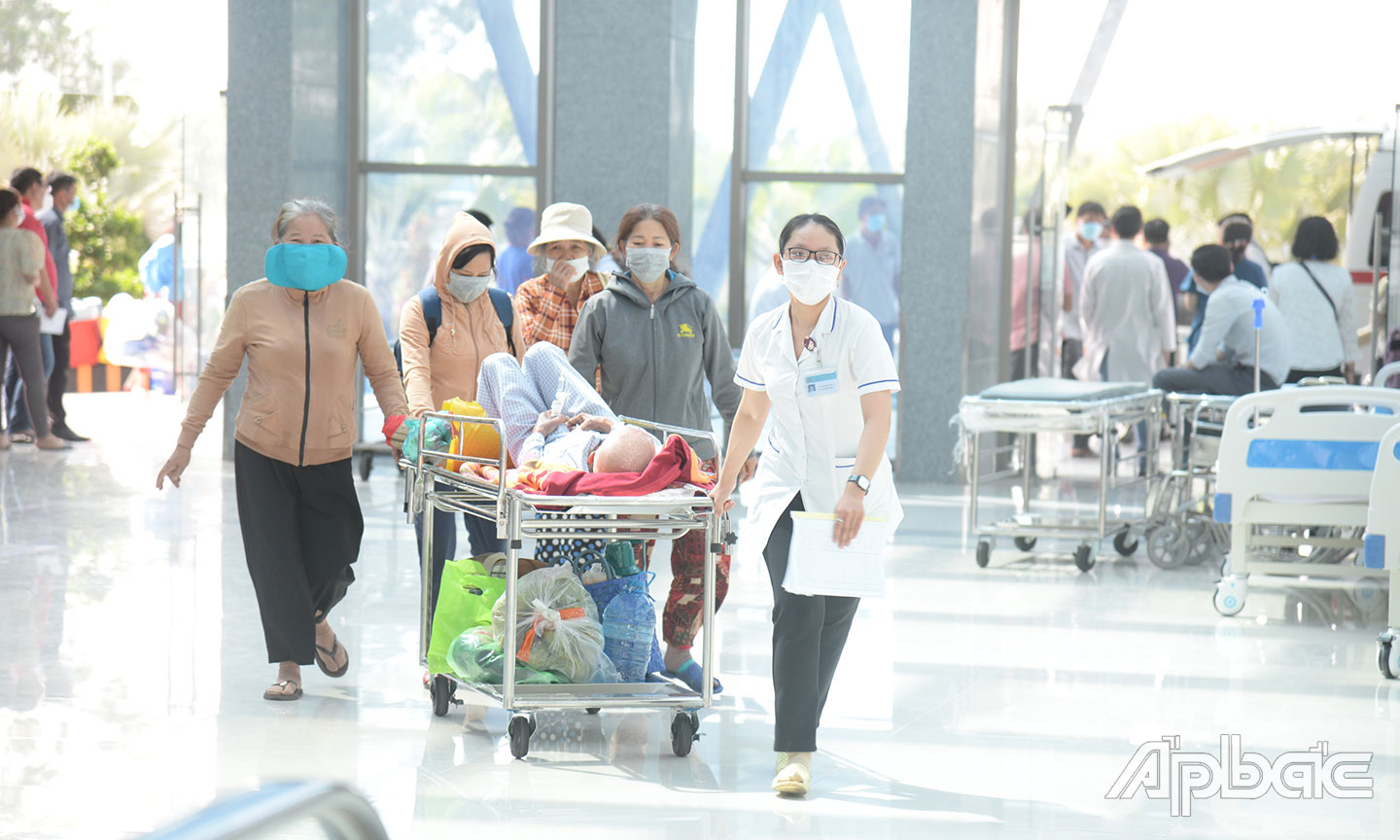 Bệnh viện Đa khoa tỉnh Tiền Giang được di dời thành công và đã vận hành đi vào hoạt động từ ngày 15-2-2023.                                                                                                                                Ảnh: VĂN THẢO 