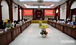 Đoàn giám sát của Ủy ban Tài chính - Ngân sách của Quốc hội làm việc với UBND tỉnh Tiền Giang