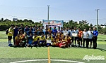Liên quân Công ty Điện lực và Công ty Xăng dầu Tiền Giang đoạt giải Nhất bóng đá thanh niên