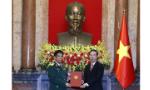 Trao Quyết định thăng quân hàm Thượng tướng cho Phó Tổng Tham mưu trưởng Quân đội nhân dân Việt Nam