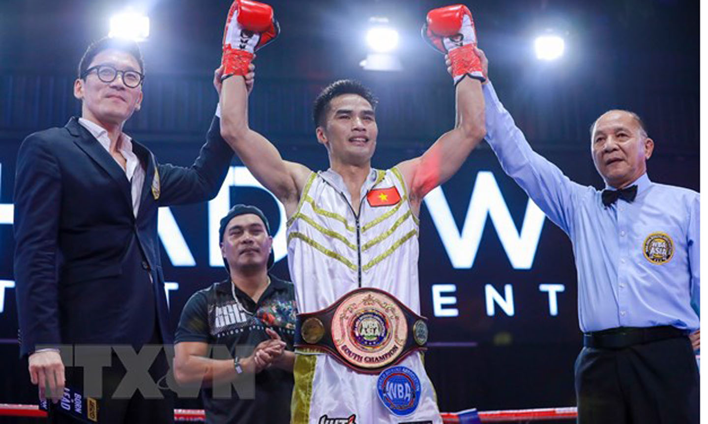 Võ sỹ Nguyễn Ngọc Hải giành đai vô địch WBA Nam Á super-lightweight