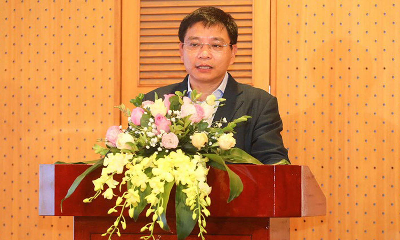 Bộ trưởng Nguyễn Văn Thắng phát biểu ý kiến tại lễ trao quyết định.