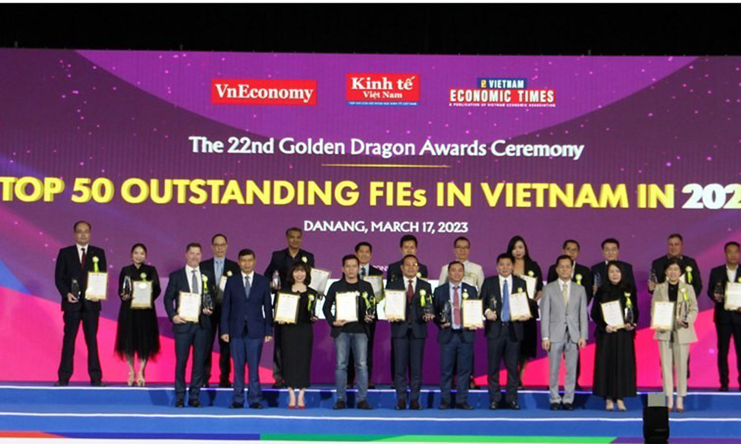 Top 50 FDI businesses honoured with Golden Dragon Awards 2023.