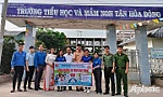 Công an huyện Tân Phước: Đẩy mạnh tuyên truyền trật tự, an toàn giao thông trong trường học