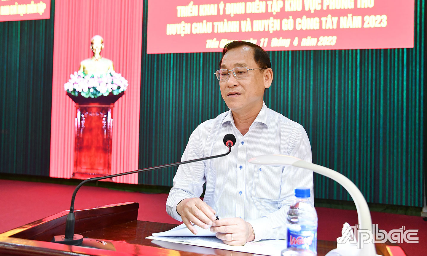 Ông Nguyễn Văn Vĩnh phát biểu kết luận tại hội nghị.