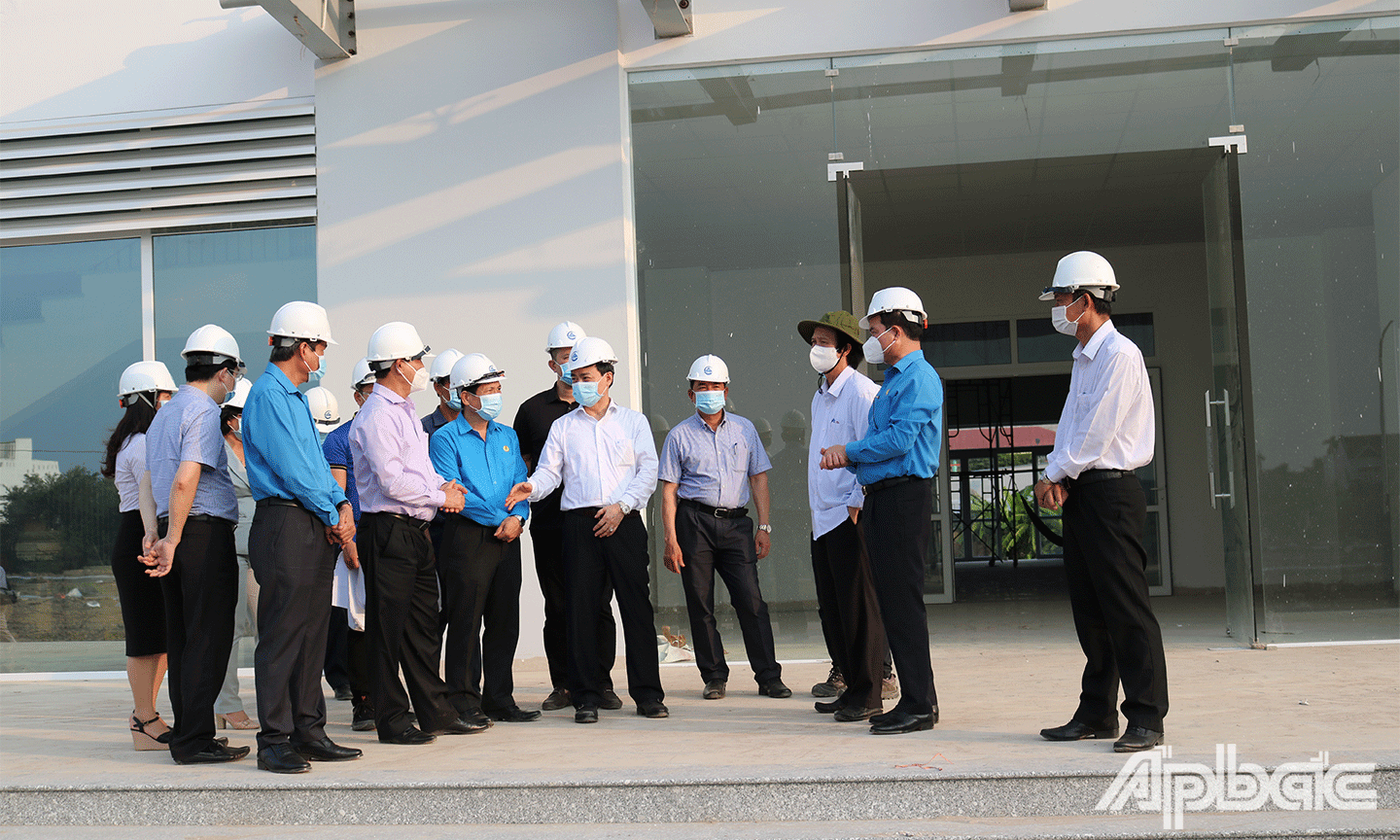 Đoàn công tác của Tổng Liên đoàn Lao động Việt Nam, đến làm việc về dự án thiết chế Công đoànTiền Giang