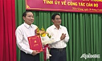 Đồng chí Lê Văn Tý được bổ nhiệm làm Hiệu trưởng Trường Chính trị tỉnh Tiền Giang