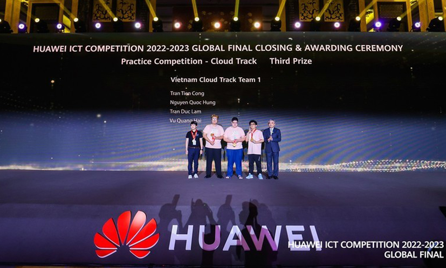 Vietnam ranks third at Huawei ICT Competition